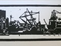 haven rotterdam  lino zwartwit haven rotterdam  lino zwartwit
