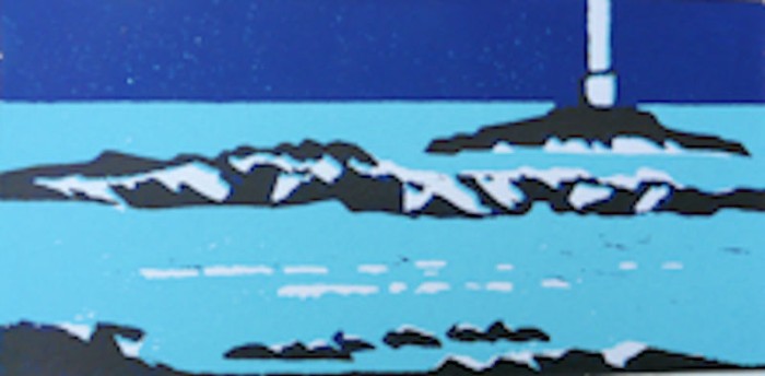 normandie 3 3kl linodruk blauw normandie 3 3kl linodruk blauw