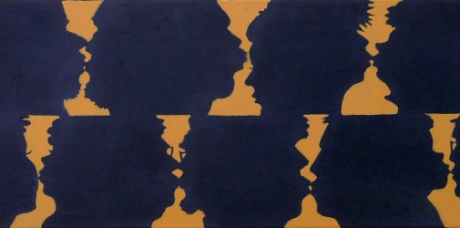 silhouetten zoenende mensen  rita susebeek lochem