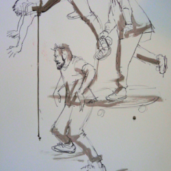 breakdancers 3 viltstift en gewassen inktx1067