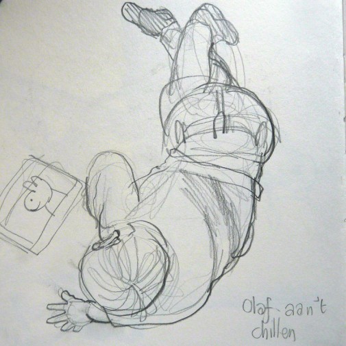 olaf aan het chillen rita susebeek lochem