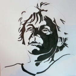 zelfportret 1 inktx822